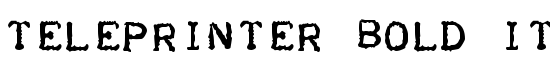Teleprinter Bold Italic - Download Thousands of Free Fonts at FontZone.net