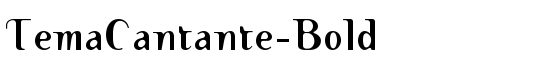 TemaCantante-Bold - Download Thousands of Free Fonts at FontZone.net