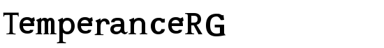 TemperanceRG - Download Thousands of Free Fonts at FontZone.net