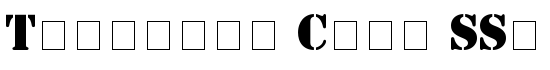 Template Caps SSi Bold - Download Thousands of Free Fonts at FontZone.net