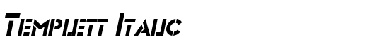 Templett Italic - Download Thousands of Free Fonts at FontZone.net