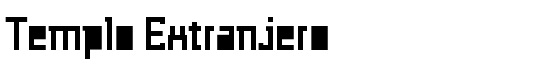 Templo Extranjero - Download Thousands of Free Fonts at FontZone.net