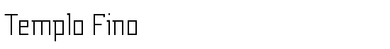 Templo Fino - Download Thousands of Free Fonts at FontZone.net