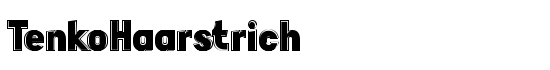 TenkoHaarstrich - Download Thousands of Free Fonts at FontZone.net