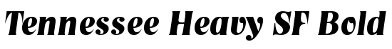 Tennessee Heavy SF Bold Italic - Download Thousands of Free Fonts at FontZone.net