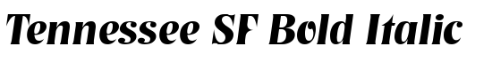 Tennessee SF Bold Italic - Download Thousands of Free Fonts at FontZone.net