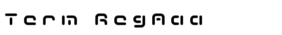 Term RegAaa - Download Thousands of Free Fonts at FontZone.net
