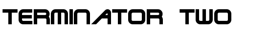 Terminator Two - Download Thousands of Free Fonts at FontZone.net