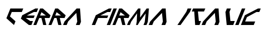 Terra Firma Italic - Download Thousands of Free Fonts at FontZone.net