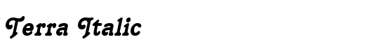 Terra Italic - Download Thousands of Free Fonts at FontZone.net
