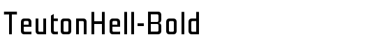 TeutonHell-Bold - Download Thousands of Free Fonts at FontZone.net