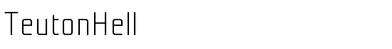 TeutonHell - Download Thousands of Free Fonts at FontZone.net