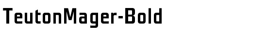 TeutonMager-Bold - Download Thousands of Free Fonts at FontZone.net