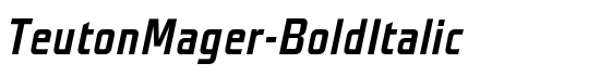 TeutonMager-BoldItalic - Download Thousands of Free Fonts at FontZone.net