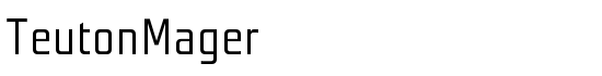 TeutonMager - Download Thousands of Free Fonts at FontZone.net