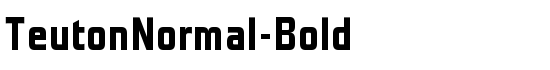 TeutonNormal-Bold - Download Thousands of Free Fonts at FontZone.net