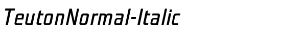 TeutonNormal-Italic - Download Thousands of Free Fonts at FontZone.net