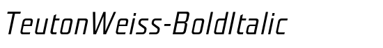 TeutonWeiss-BoldItalic - Download Thousands of Free Fonts at FontZone.net