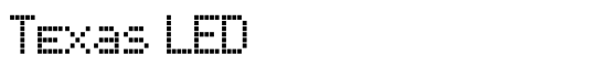 Texas LED - Download Thousands of Free Fonts at FontZone.net