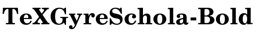 TeXGyreSchola-Bold - Download Thousands of Free Fonts at FontZone.net