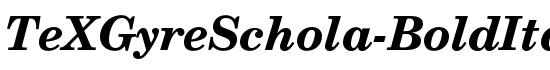TeXGyreSchola-BoldItalic - Download Thousands of Free Fonts at FontZone.net
