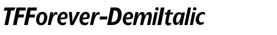 TFForever-DemiItalic - Download Thousands of Free Fonts at FontZone.net