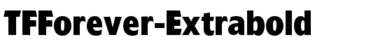 TFForever-Extrabold - Download Thousands of Free Fonts at FontZone.net