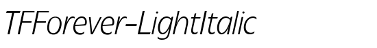 TFForever-LightItalic - Download Thousands of Free Fonts at FontZone.net