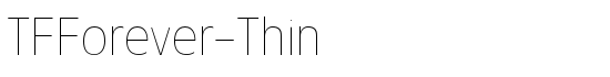TFForever-Thin - Download Thousands of Free Fonts at FontZone.net