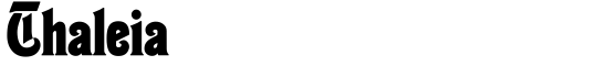 Thaleia - Download Thousands of Free Fonts at FontZone.net