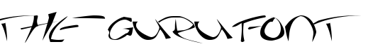 The Guru Font - Download Thousands of Free Fonts at FontZone.net