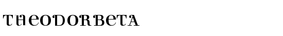 TheodorBeta - Download Thousands of Free Fonts at FontZone.net