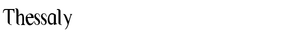 Thessaly - Download Thousands of Free Fonts at FontZone.net