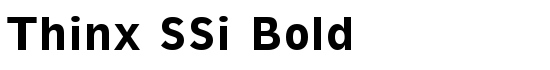 Thinx SSi Bold - Download Thousands of Free Fonts at FontZone.net