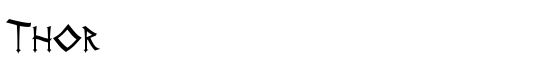 Thor - Download Thousands of Free Fonts at FontZone.net