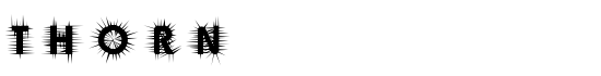 Thorn - Download Thousands of Free Fonts at FontZone.net