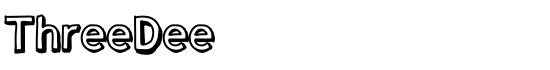 ThreeDee - Download Thousands of Free Fonts at FontZone.net