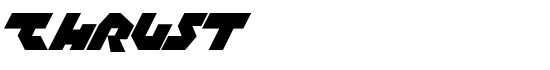 Thrust - Download Thousands of Free Fonts at FontZone.net
