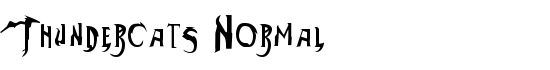 Thundercats Normal - Download Thousands of Free Fonts at FontZone.net
