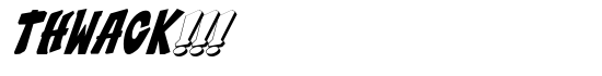 THWACK!!! - Download Thousands of Free Fonts at FontZone.net