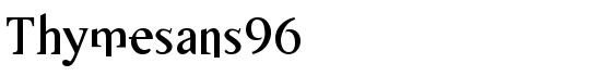 Thymesans96 - Download Thousands of Free Fonts at FontZone.net