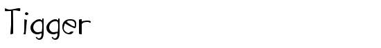Tigger - Download Thousands of Free Fonts at FontZone.net