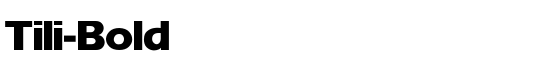 Tili-Bold - Download Thousands of Free Fonts at FontZone.net