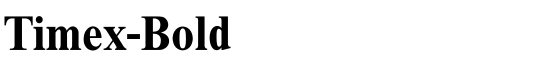Timex-Bold - Download Thousands of Free Fonts at FontZone.net