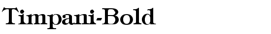 Timpani Bold - Download Thousands of Free Fonts at FontZone.net