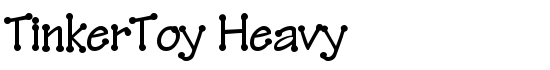 TinkerToy Heavy - Download Thousands of Free Fonts at FontZone.net