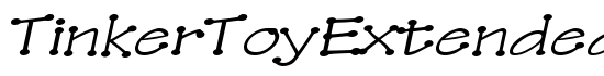 TinkerToyExtended Oblique - Download Thousands of Free Fonts at FontZone.net