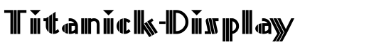 Titanick-Display - Download Thousands of Free Fonts at FontZone.net