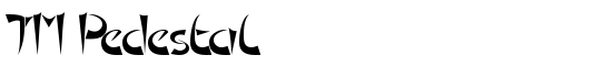 TM Pedestal - Download Thousands of Free Fonts at FontZone.net