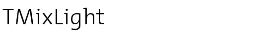 TMixLight - Download Thousands of Free Fonts at FontZone.net